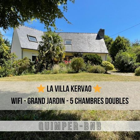 La Kervao - Maison 5 Chambres - Jardin - Terrasse - Internet Quimper Exterior foto